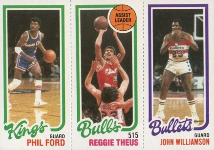 1980 Topps Ford/Theus/Williamson #60 Basketball Card