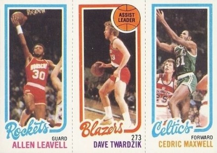 1980 Topps Leavell/Twardzik/Maxwell #93 Basketball Card