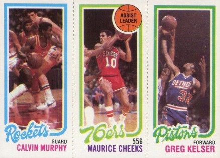 1980 Topps Murphy/Cheeks/Kelser #115 Basketball Card