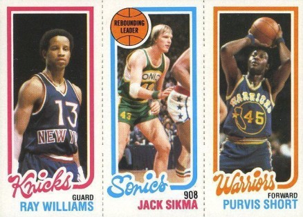 1980 Topps Williams/Sikma/Short #175 Basketball Card