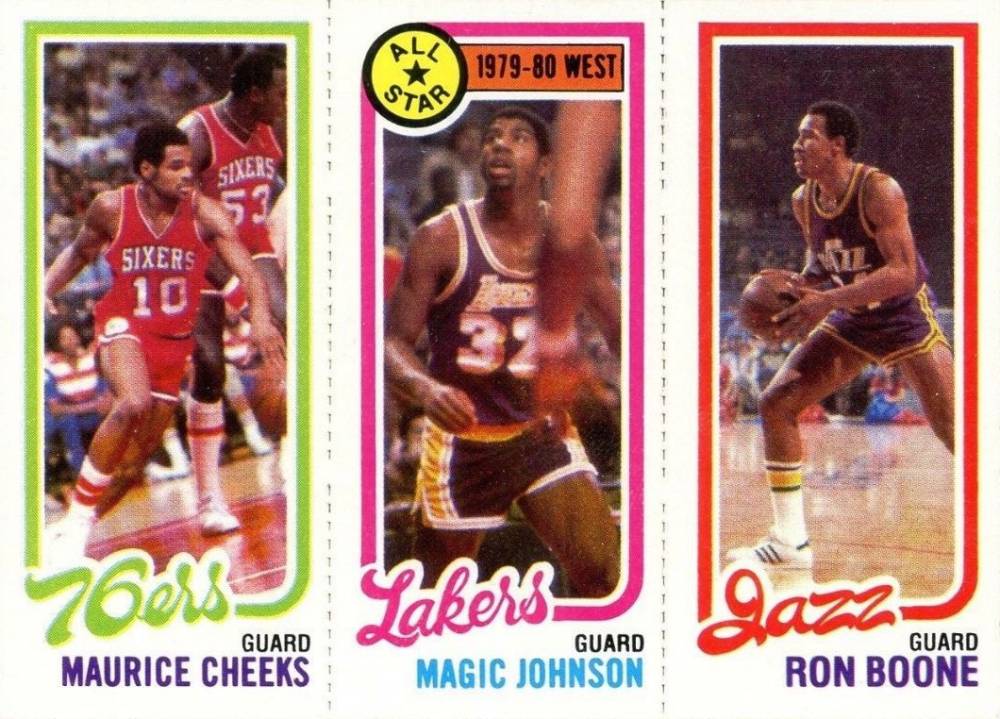 1980 Topps Cheeks/Johnson/Boone #38 Basketball Card