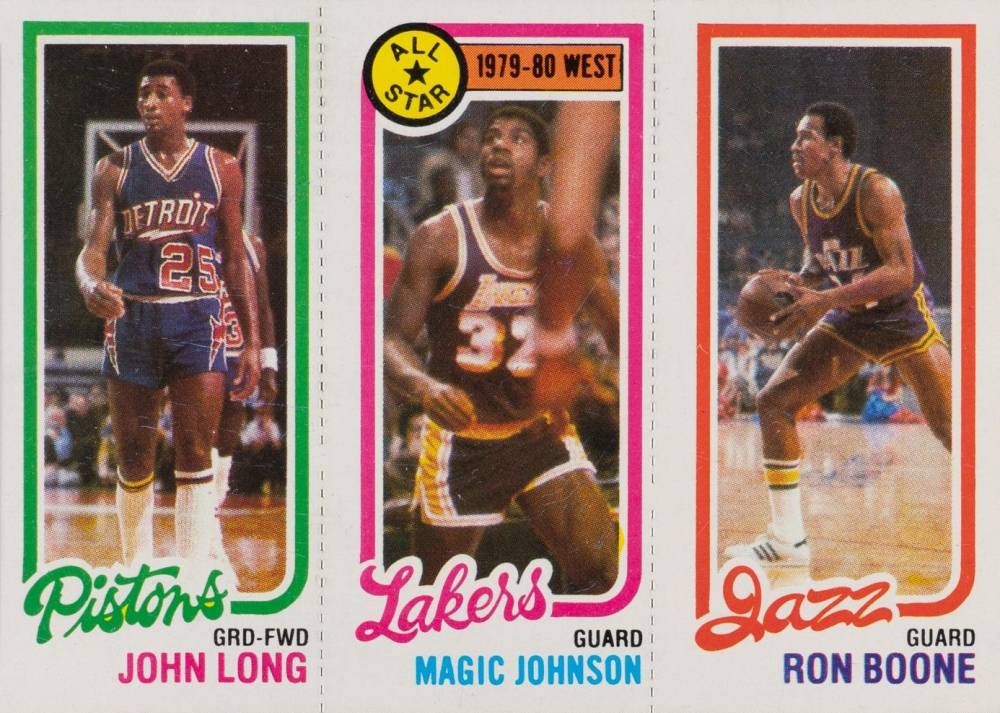 1980 Topps Long/Johnson/Boone #96 Basketball Card