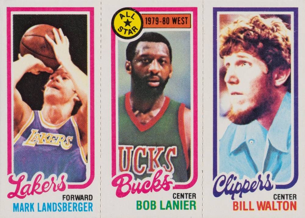 1980 Topps Landsberger/Lanier/Walton #92 Basketball Card