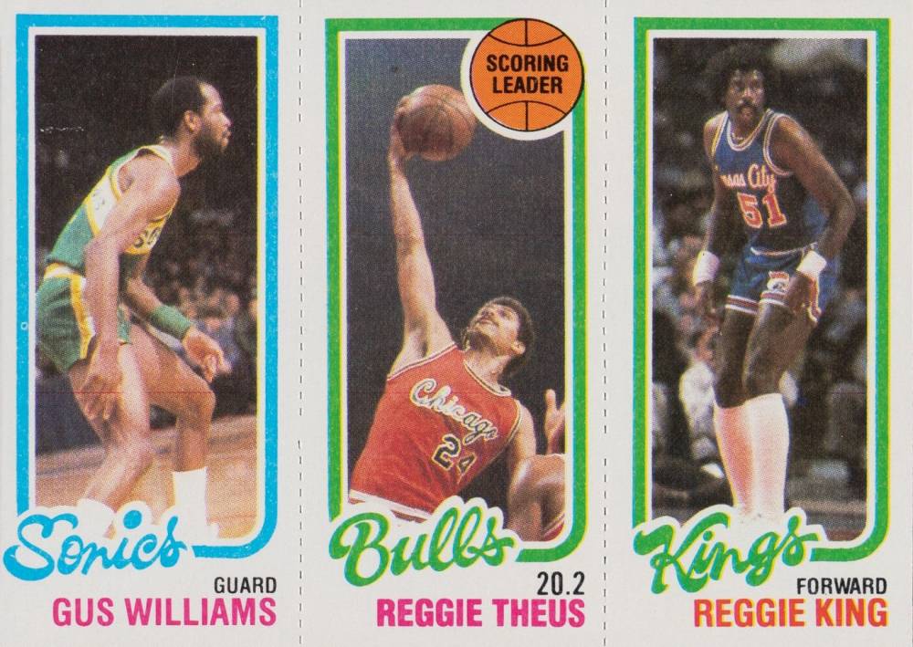 1980 Topps Williams/Theus/King #176 Basketball Card