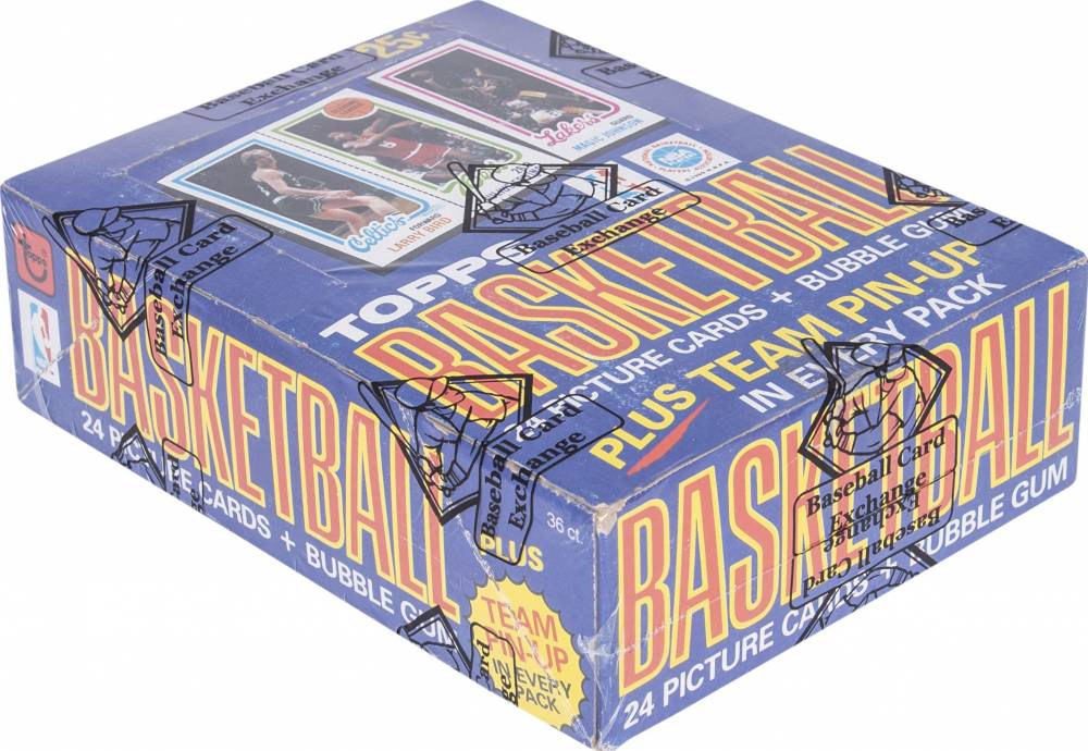 1980 Topps Wax Pack Box #WPB Basketball Card