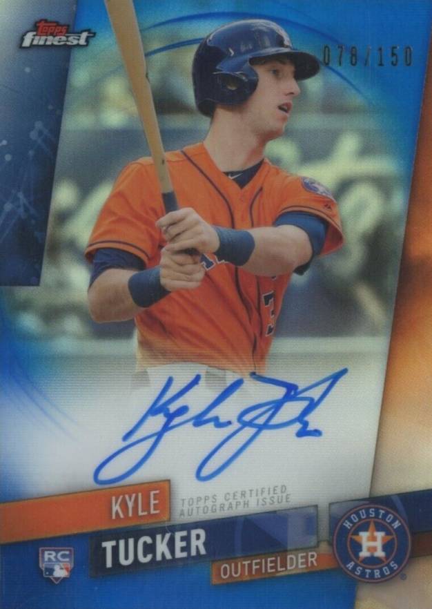 2019 Finest Autographs Kyle Tucker #FA-KT Baseball Card