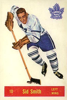 1957 Parkhurst Sid Smith #10sm Hockey Card