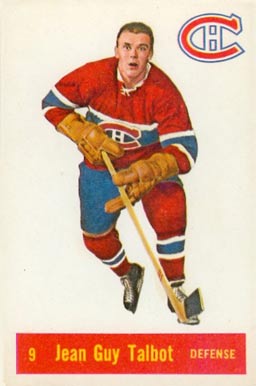 1957 Parkhurst Jean-Guy Talbot #9t Hockey Card