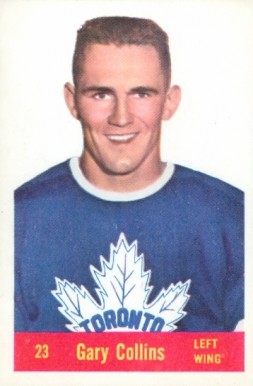 1957 Parkhurst Gary Collins #23c Hockey Card