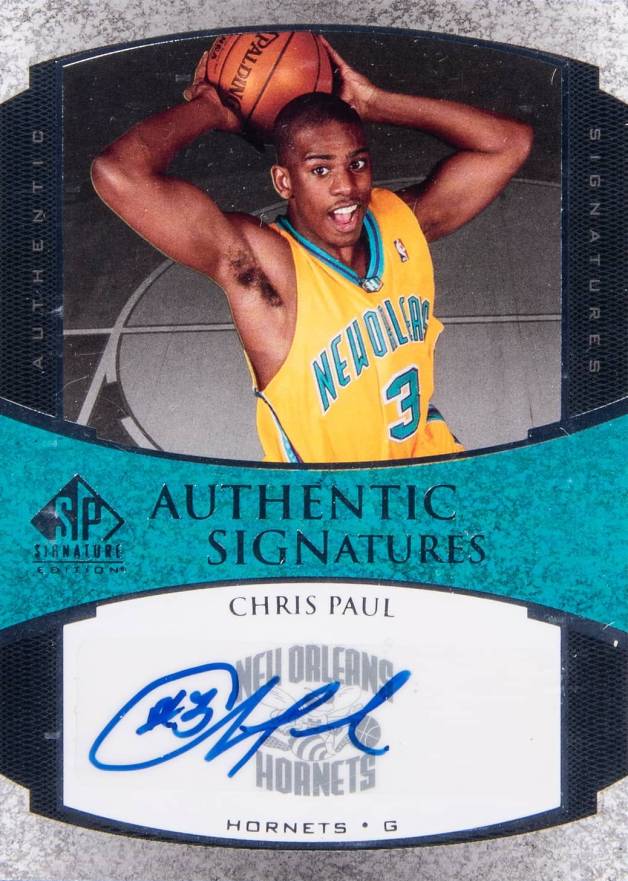 2005 SP Signature Authentic Signature Chris Paul #AS-CP Basketball Card