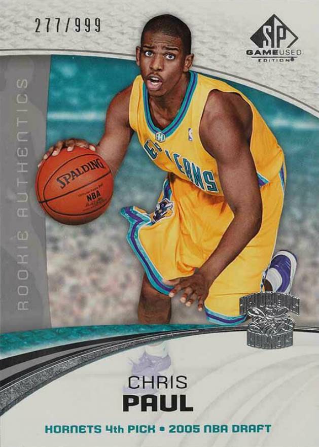 2005 SP Game Used Chris Paul #149 Basketball Card