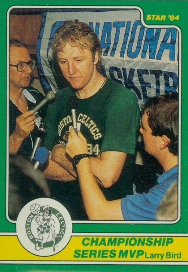 1984 Star Celtics Champions Championship Series MVP Larry Bird #24 Basketball Card
