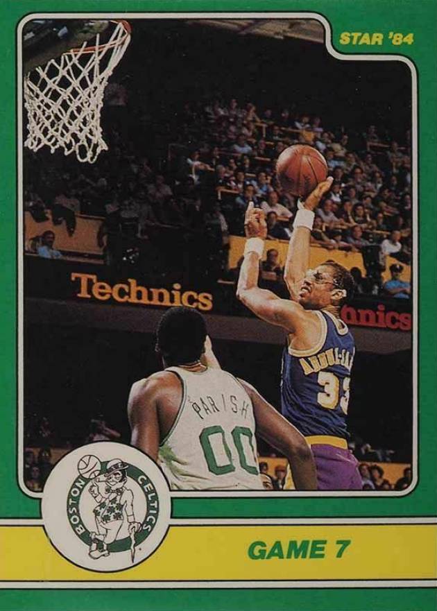 1984 Star Celtics Champions Game 7 #20 Basketball Card