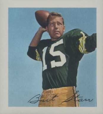 1964 Wheaties Stamps Bart Starr # Football Card