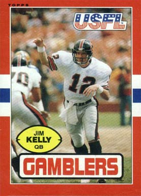1985 Topps USFL Jim Kelly #45 Football Card