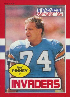 1985 Topps USFL Ray Pinney #94 Football Card