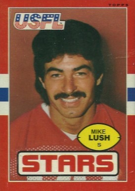1985 Topps USFL Mike Lush #18 Football Card