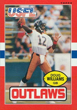 1985 Topps USFL Doug Williams #8 Football Card