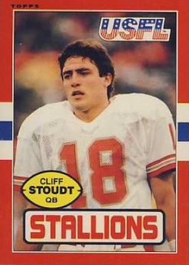 1985 Topps USFL Cliff Soudt #29 Football Card