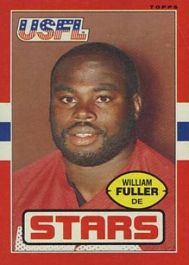 1985 Topps USFL William Fuller #14 Football Card