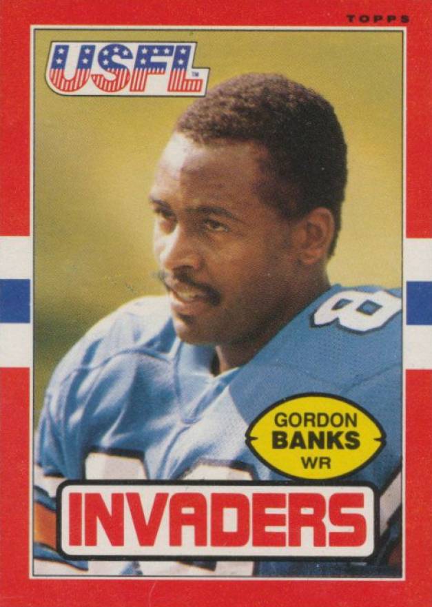 1985 Topps USFL Gordon Banks #87 Football Card