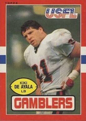 1985 Topps USFL Kiki De Ayala #41 Football Card