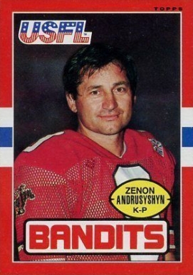 1985 Topps USFL Zenon Andrusyshyn #123 Football Card