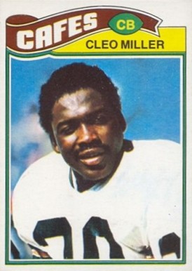1977 Topps Mexican Cleo Miller #92 Football Card