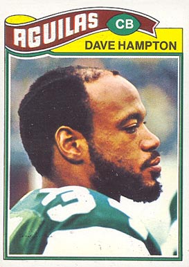 1977 Topps Mexican Dave Hampton #126 Football Card