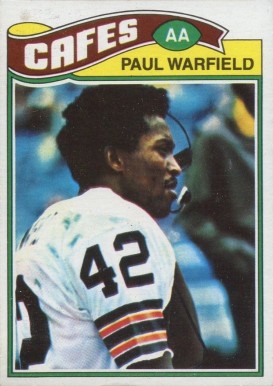 1977 Topps Mexican Paul Warfield #185 Football Card