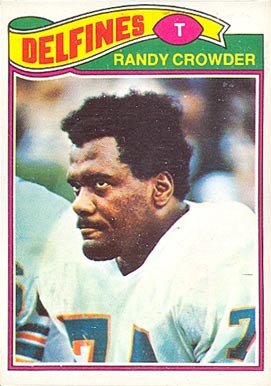1977 Topps Mexican Randy Crowder #194 Football Card