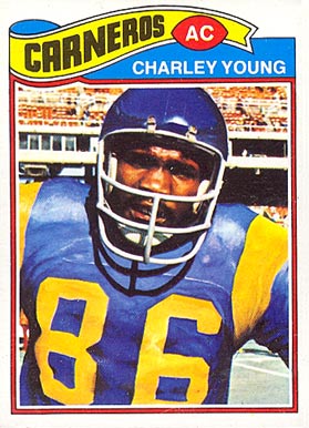 1977 Topps Mexican Charley Young #275 Football Card