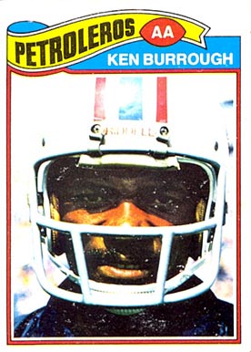 1977 Topps Mexican Ken Burrough #305 Football Card