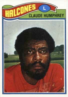 1977 Topps Mexican Claude Humphrey #484 Football Card