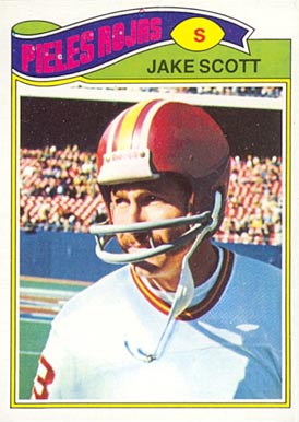 1977 Topps Mexican Jake Scott #192 Football Card