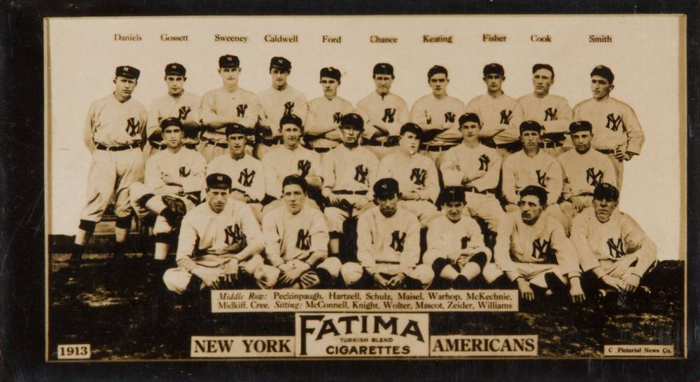 1913 Fatima Team Cards New York Americans # Baseball Card