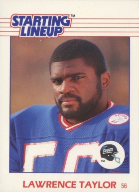 1988 Kenner Starting Lineup Lawrence Taylor #119 Football Card