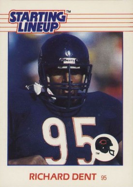 1988 Kenner Starting Lineup Richard Dent #37 Football Card