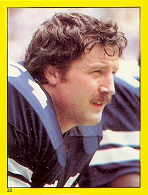1982 Topps Sticker Randy White #35 Football Card