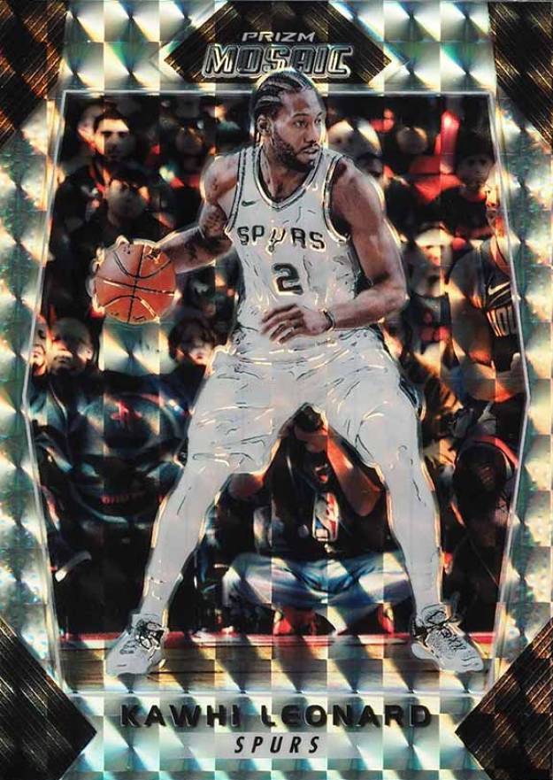 2017 Panini Prizm Mosaic Kawhi Leonard #15 Basketball Card