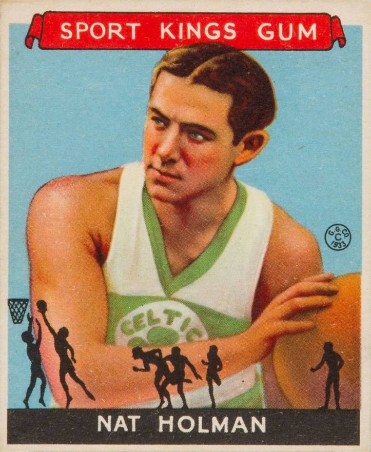 1933 Goudey Sport Kings Nat Holman #3 Basketball Card