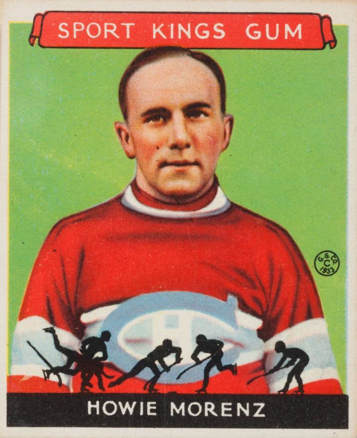1933 Goudey Sport Kings Howie Morenz #24 Hockey Card