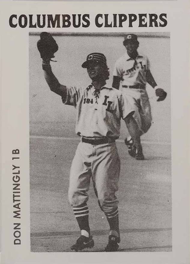 1984 TCMA Columbus Clippers  Don Mattingly # Baseball Card