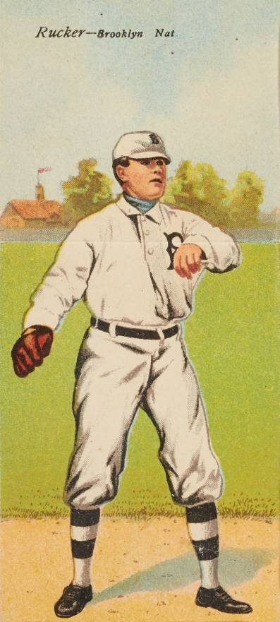 1911 Mecca Double Folders Daubert/Rucker # Baseball Card
