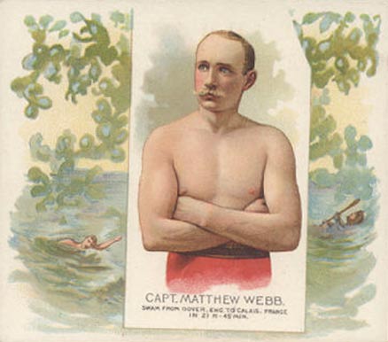 1889 Allen & Ginter Capt. Matthew Webb #49 Other Sports Card
