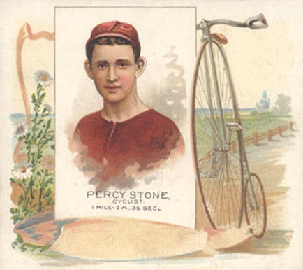 1889 Allen & Ginter Percy Stone #47 Other Sports Card