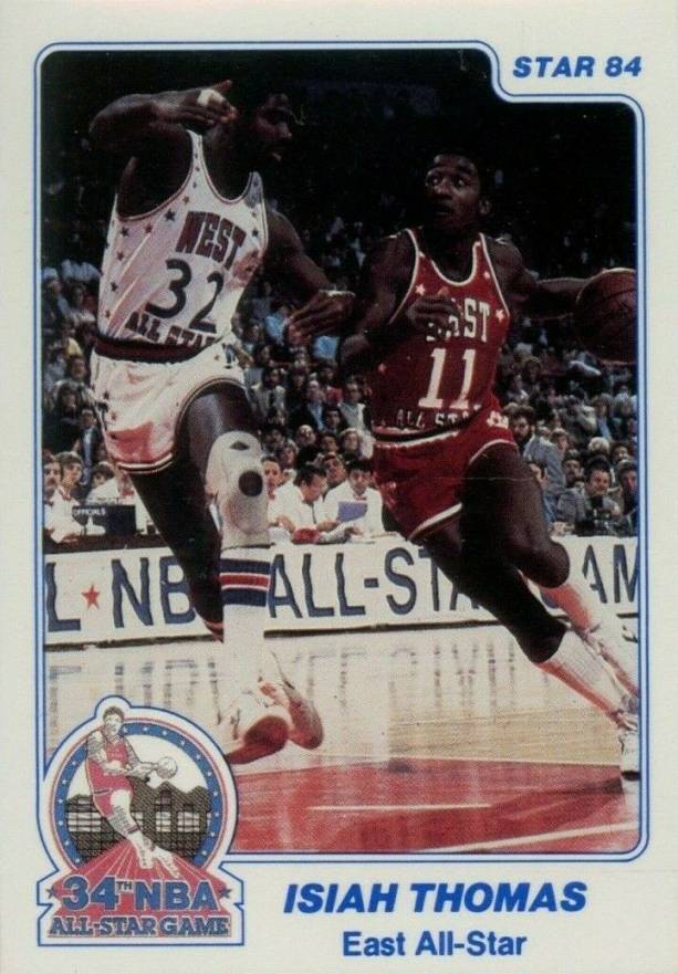 1984 Star All-Stars Isiah Thomas #11 Basketball Card