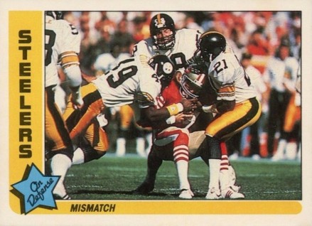 1985 Fleer Team Action Steelers Mismatch #65 Football Card