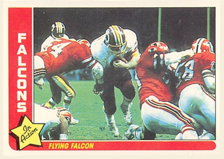 1985 Fleer Team Action Falcons-Flying Falcon #3 Football Card