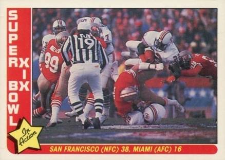 1985 Fleer Team Action Super Bowl XIX #87 Football Card